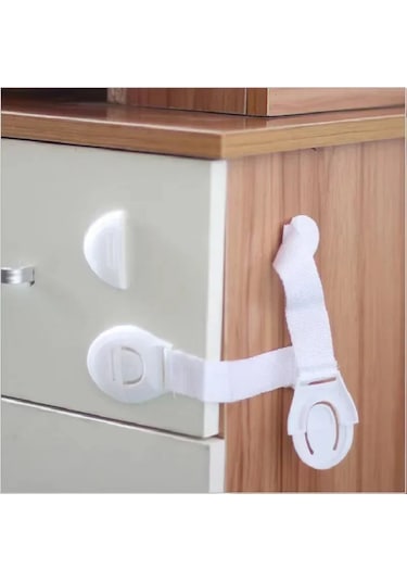 Çocuk Güvenliği Dolap Kilidi Güvenlik Koruma Çekmece Kapı Dolap Kilitleri Plast 5pc-white 5pc-white Çok Renkli