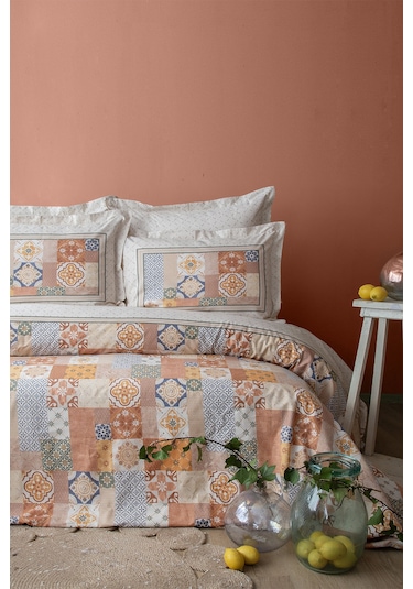 Apricitas Home Maude Terracota Tek Kişilik %100 Pamuk Pike Takımı