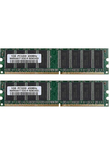 Padalink 2 Adet Ddr1 400mhz 1gb Masaüstü Bellek Modülü - Pc3200 184 Pin Cl3 Tam Test Edilmiş