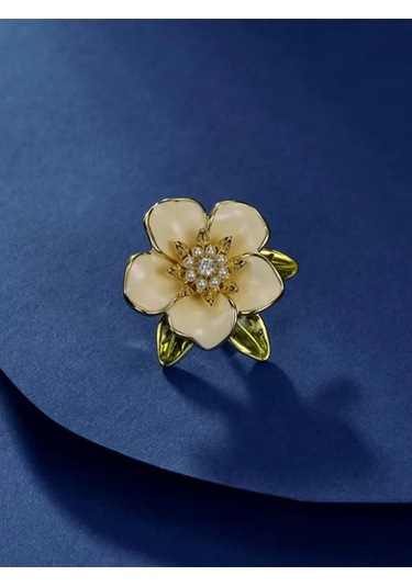 Olfil Broş-mini Çiçek Nazik Çiçeklenme 218504716 Altın Rengi