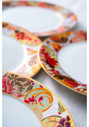 Dream 6 Parça Pasta Tabağı - 20.5 Cm Renkli