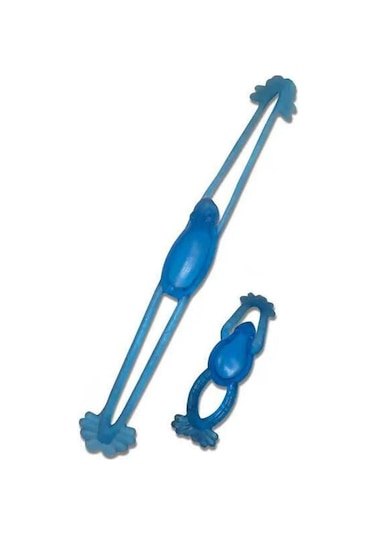 Çek Fırlat Esnek Uçan Kurbağa - 4'lü Set Yapışkan Sapan Kurbağalar