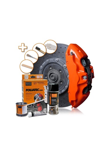 Foliatec Fren Kaliperi Boya Seti 3 Komponet Alev Turuncusu