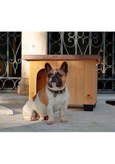 Ferplast Baita 60 Ahşap Köpek Kulübesi 41 x 67 x 55 CM