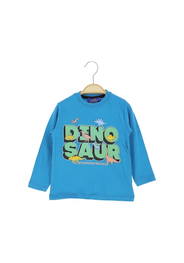 Crassi Erkek Çocuk Sweatshirt Yazılı Mavi