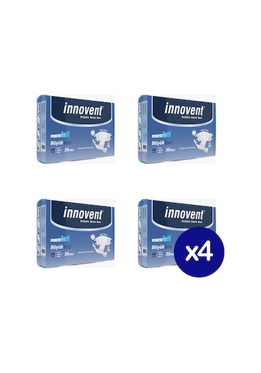Innovent Belbantlı Yetişkin Hasta Bezi L 4 x 30'lu