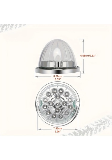 Fochsia 2 Adet U4lınc 17 Led Karpuz Lamba Çift Renk Mor Kırmızı Kamyon Alt Işık Freıghtlıner Kenworth Peterbilt