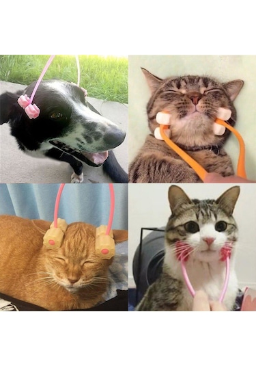 Mfa Kedi Fırça Masaj Aleti Pembe