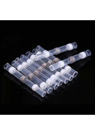 Aubyhe Su Geçirmez Kaynaklı Isı Daraltmalı Bağlantı Terminaleği Seti 400 Adet Kırmızı:40, Mavi:40, Beyaz:30, Sarı:15, Siyah:275 Kutulu