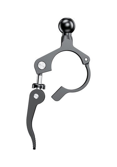 Motosiklet Bisiklet Cep Telefonu Tutucu Sabit Taban 17mm Bilyalı Başlık Siyah