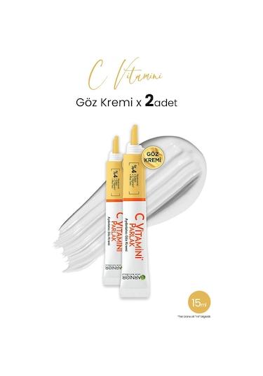 Garnier C Vitamini Parlak Aydınlatıcı Göz Kremi 2 x 15 ML