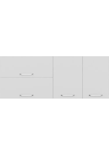 Minar 185 Cm Mutfak Dolabı Beyaz 185-B2-Üst Modül Beyaz