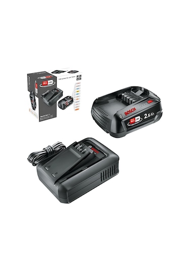 Bosch 18V Başlangıç Seti - 1 x 2,5 Ah Akü + Al 18V-44 Şarj Cihazı - 1600A031T4