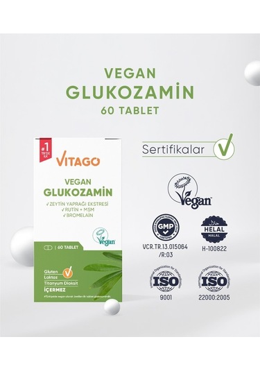 Vitago Vegan Glukozamin 60 Tablet