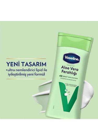 Vaseline Aloe Vera Ferahlığı Vücut Losyonu 200 ML