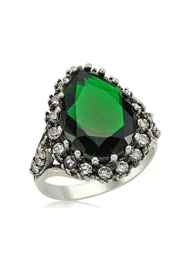 Gümüş Hürrem Sultan Bayan Yüzük - 557269838