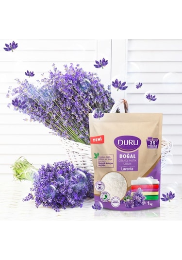 Duru Doğal Granül Matik Sabun Lavanta 25 Yıkama 1 KG