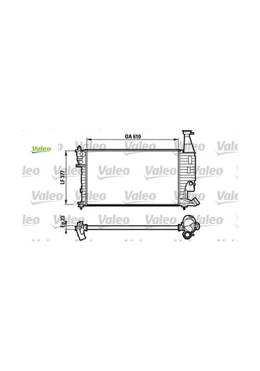 Radyatör Partner 96 -...02 1.4/1.9-berlingo Ac+/13