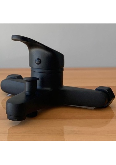 Armour Armatür Siyah Banyo Batarya Seti İkili Siyah