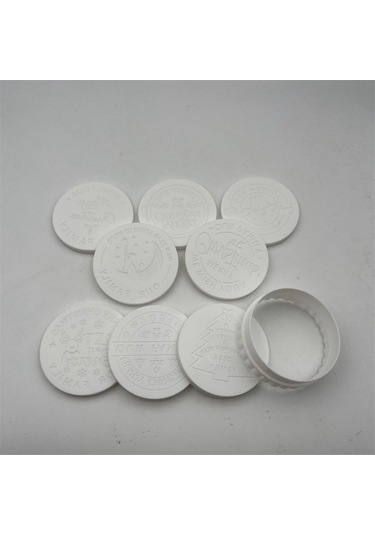 Sointeresting Mutlu Noel Kurabiye Kalıbı Noel Kurabiye Kurabiye Pişirme Noel Kalıbı Mutfak Alet Mühür Gösterildiği Gibi