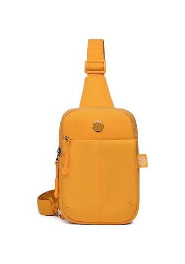 Smart Bags Mikro Poly Kumaş Kadın Bodybag Postacı Çantası 3337 Hardal