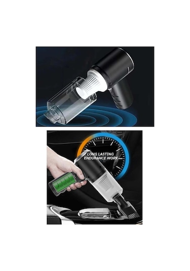 Hasuba Mini Vakumlu Şarjlı Çok Fonksiyonlu El Araç Süpürgesi