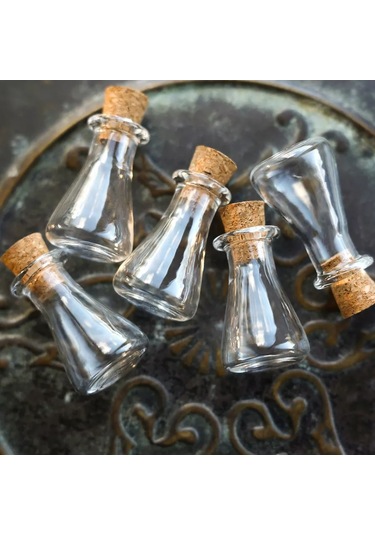 Kafebizu Cam Şişe-mini 3 Parça El İşi Ve Saklama İçin... 193607167