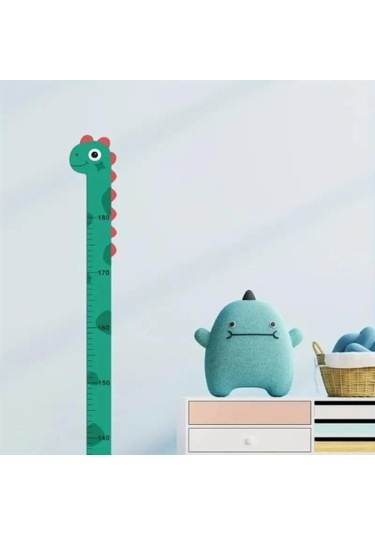 Periboia Sevimli Dinozor Boy Ölçüsü Sticker Karışık Renkli