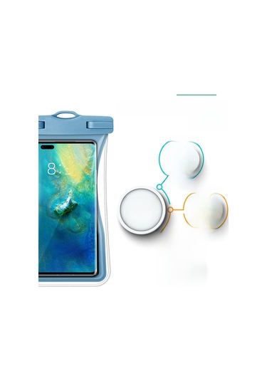 Teltree Genel Telefon Su Geçirmez Kılıfı, Tpu Malzemeyle Dokunmatik Ekran Desteği, 99% Cihaz Uyumu, Hafif Ve Dayanıklı, Beyaz Renk Beyaz