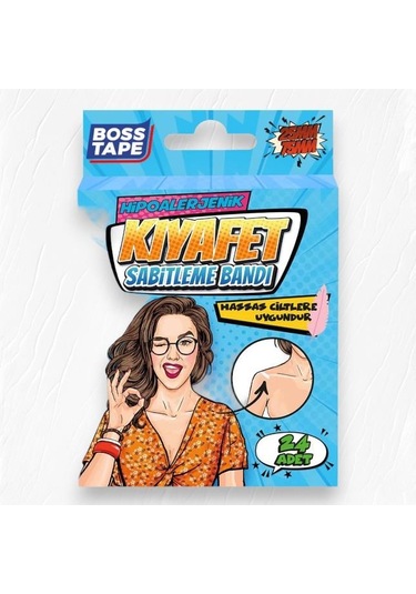 Boss Tape Kıyafet Sabitleme Ve Vücut Bandı 25mm-75mm 24 Ad