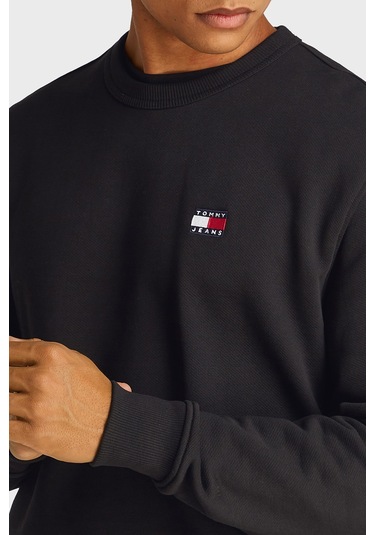 Tommy Jeans Erkek Sweat Dm0dm20660 Bds Siyah Siyah Tommy Jeans Erkek Sweat Dm0dm20660 Bds Siyah Siyah