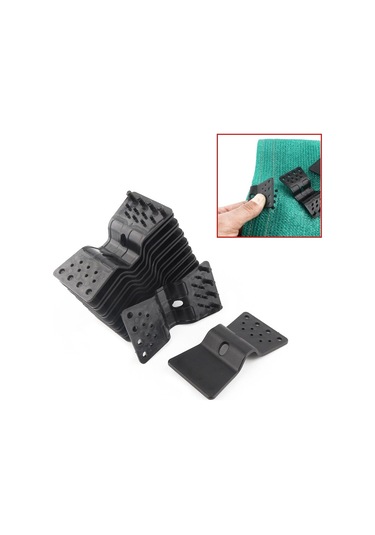 Sones 50 Adet / Paket Güneşlik Ağ Klipsi Bahçe Sera Ağ Gölgelik Kumaş Bağlantı Elemanı