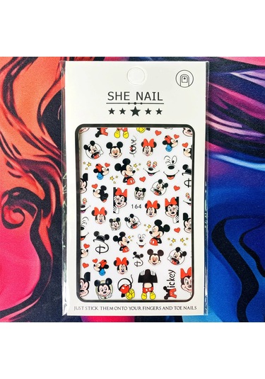 Lilo Ve Stitch Tırnak Çıkartmalar Anime Etiket Tırnak Sanat Süslemeleri Karikatür Animasyon Tırnaklar Üzerinde Basın Çivi Aksesuarları Manikür İçin Bordo