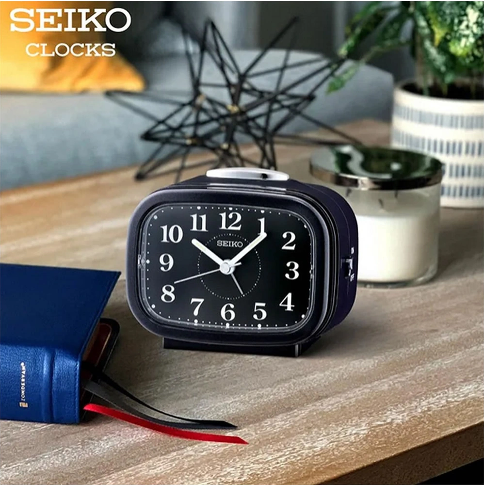 Seiko Clock Qhk060j Masa Saati Siyah