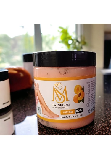 Ms Kalsedon Professoinal Kayısı Aromalı Vücut Peeling 800 G