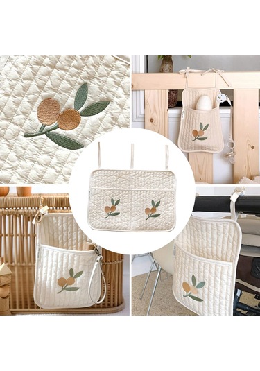 Suntek Bebek Bezi Çantası Asılı Saklama Zeytin-büyük Bej