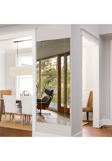 Decorıta Ayna - Kanallı Dikdörtgen Ayna - 130Cm X 50Cm Çok Renkli