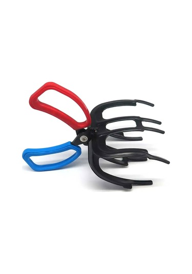 Folinda Büyük Boy Üç Dişli Metal Balık Tutucu - El Temizliği Sağlar, Luya Balık Klipsi, 21 11.5cm Ağırlık 200g