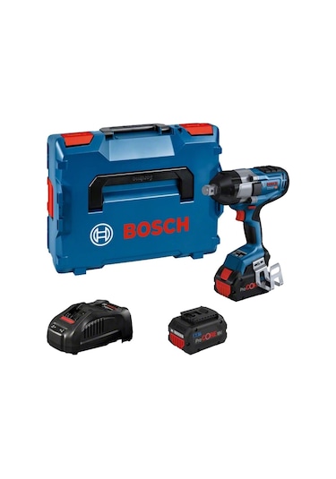 Bosch GDS 18V-1600 HC Professional 2x8.0Ah Akülü Darbeli Somun Sıkma Makinesi - 06019M1002