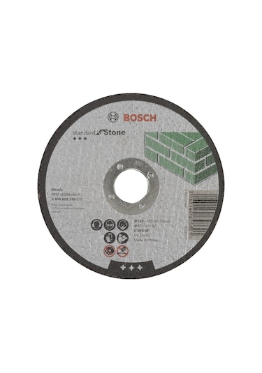 Bosch 125x3.0 Mm Standard For Stone Düz 2608603178