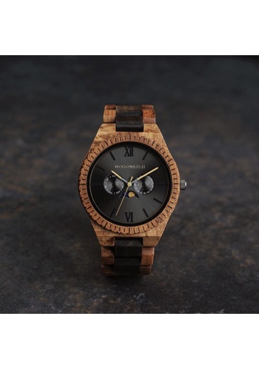 Woodwatch Ww-g-lo Lunar Orbit Ahşap Erkek Kol Saati 47 Mm