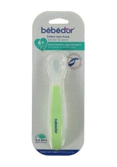 Bebedor Silikon Uçlu Kaşık Yeşil