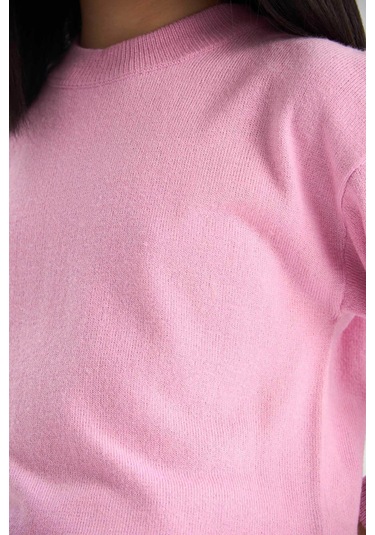 Defacto Pembe Kız Çocuk Kazak C6902a8/pn444 Pembe