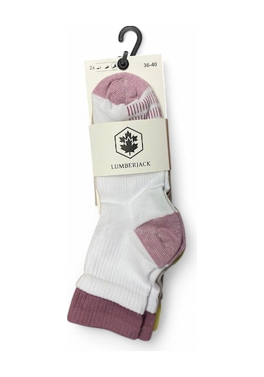 Lumberjack Wl Conet 34c10226 4pr Kadın 2 Li Soket Çorap Beyaz