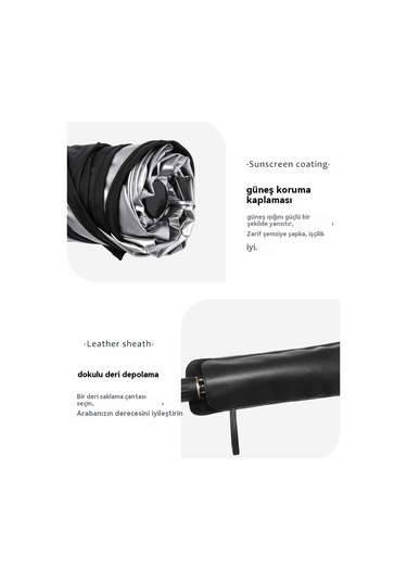 Araç İçi Şemsiye Tipi Araç Ön Camı Güneşlik-küçük