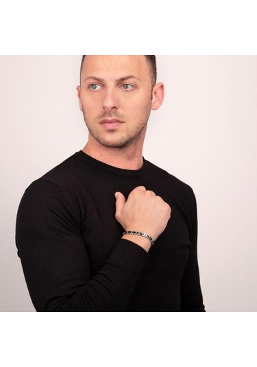 Maserati Jm420atı07 Erkek Bileklik Siyah