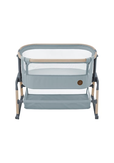 Maxi-Cosi Iora Air Sallanabilen Ahşap Görünümlü Anne Yanı Beşik Beyond Grey Gri