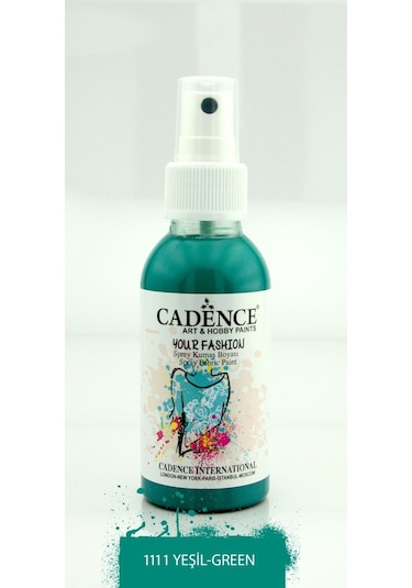 Cadence Your Fashion Sprey Kumaş Boyası 100Ml - 1111 Yeşil