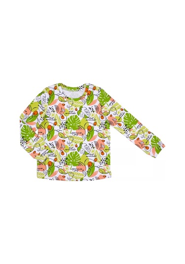 Alena Uzun Kollu Pamuklu Tişört 177318740 Beyaz