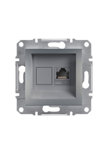 Schneider Eph4700162 Asfora Çelik 1xrj45cat6 - Utp Data Prizi
